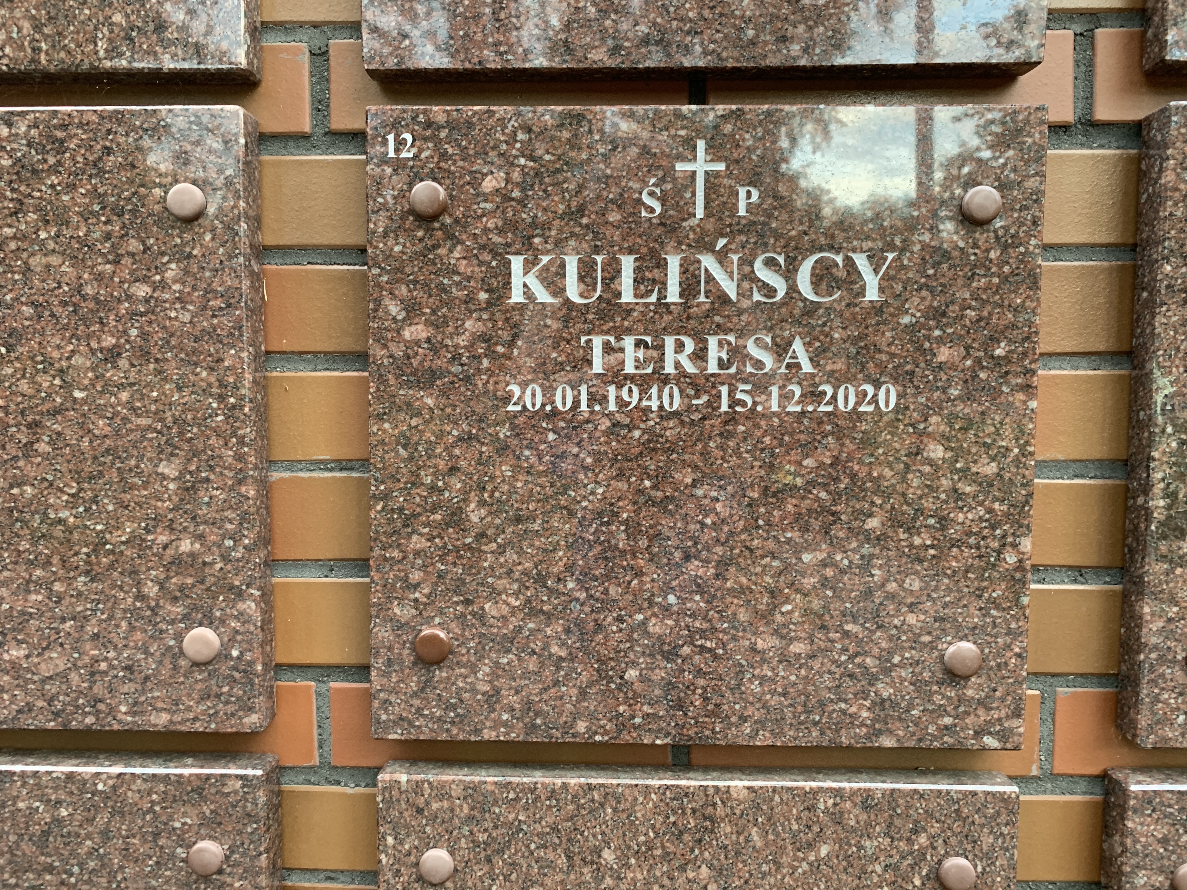 Teresa Kulińska 1940 Stara Miłosna - Grobonet - Wyszukiwarka osób pochowanych